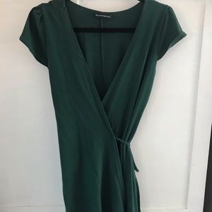 Brandy Melville green wrap dress
